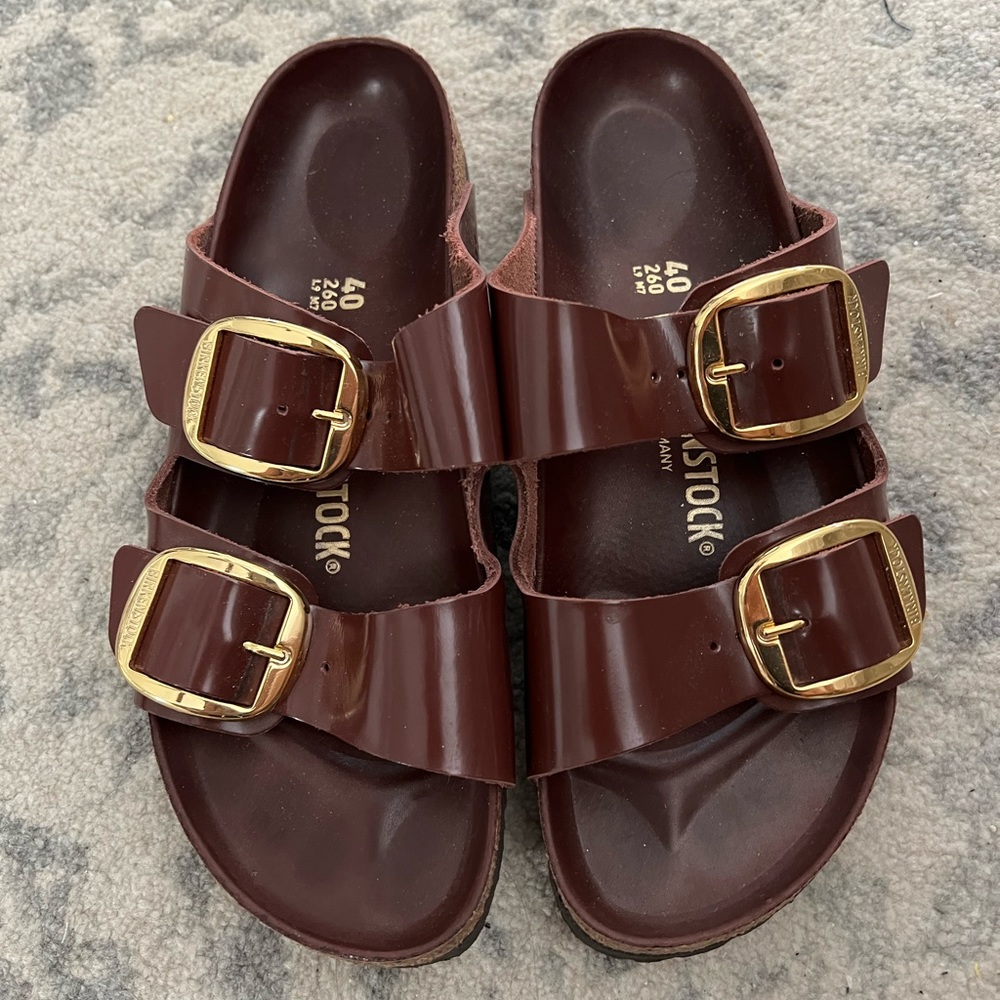 Birkenstock Patent Big Buckle Arizona
